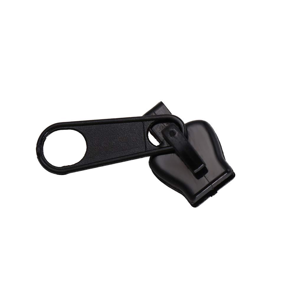 Kunststoff 6 Stück/Set Nähkästchen Reparatur von Mänteln Jacken Ersatz-Schieberzähne Reißverschluss Befestiger