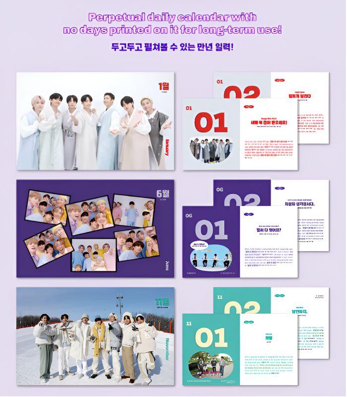 365 Giorni BTS (Nuova Edizione con Copertina) – Libro Foto Giornaliera e Raccolta Ricordi dei BTS