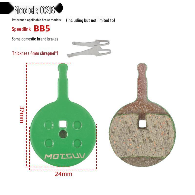 Hydraulic Disc Brake Ceramic Pads for Mountain Bikes