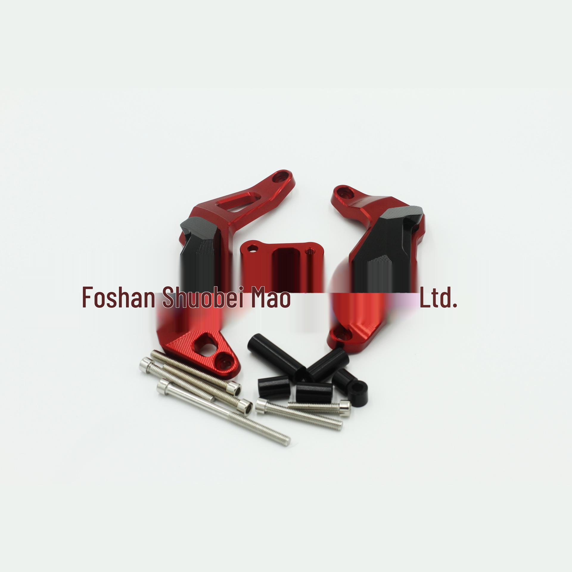 Kawasaki Ninja 400 Engine Guard Decorative Block красный