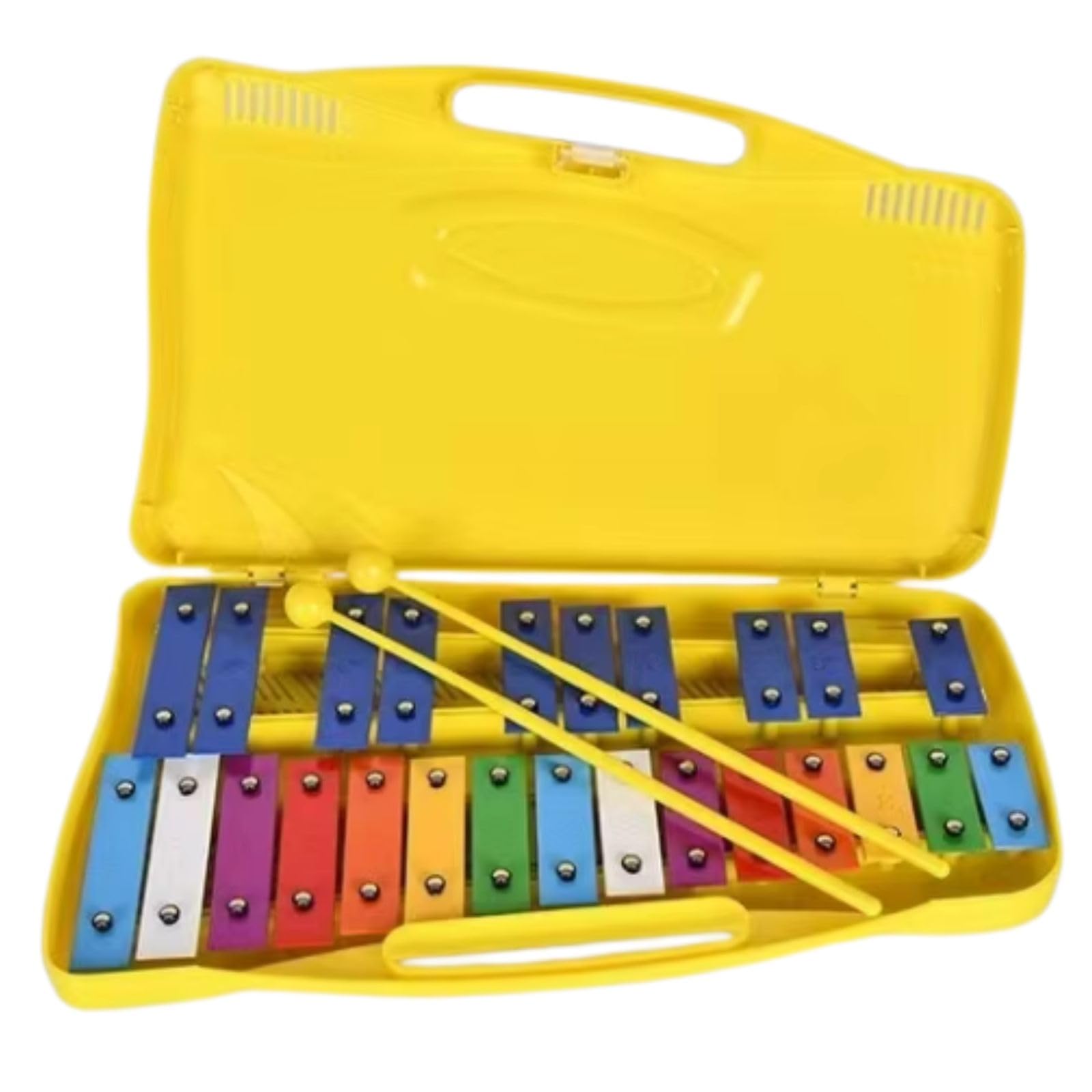 

All Trust Glockenspiel, Musical Toy for Kids, Colorful 25 Notes (Yellow)
