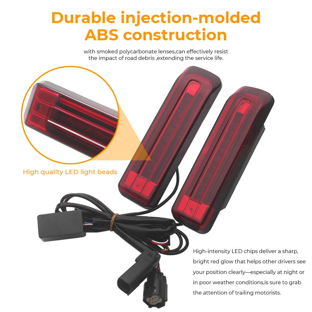 LED Rear Saddlebag Filler Inserts Lights ABS Plastic Motorcycle Accessory For Harley Touring Road King Special FLHRXS 2021- 2025