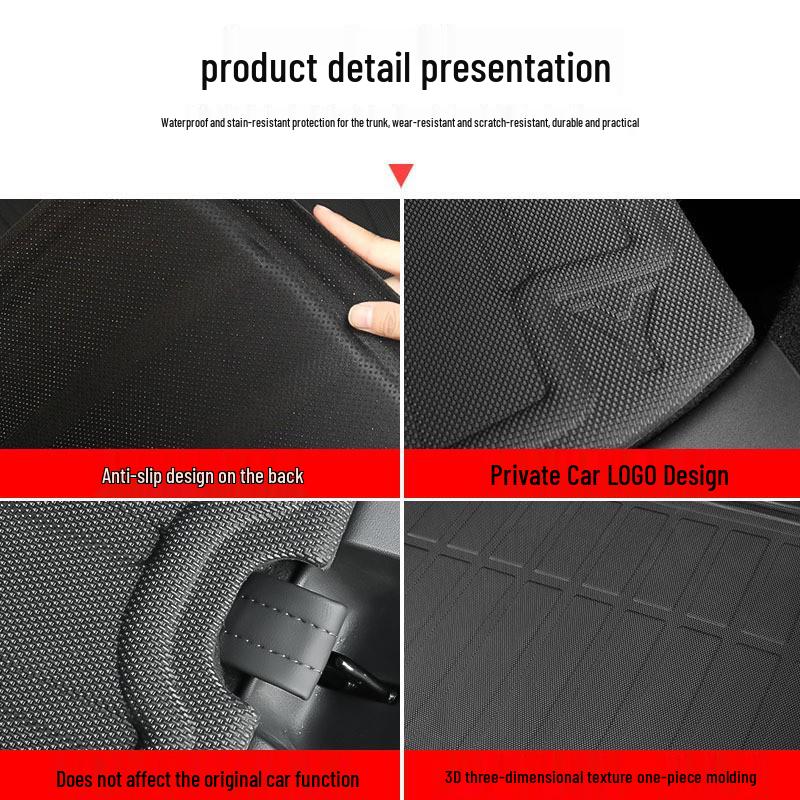 Wasserdichte TPE-Kofferraummatten für Tesla Model Y/3 Vorne & Hinten