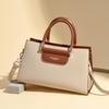 2026 Handbag New Fashionable Large Capacity Tote Bag Simple Contrasting Color Versatile Bag Daily Commuting Women's Shoulder Bag