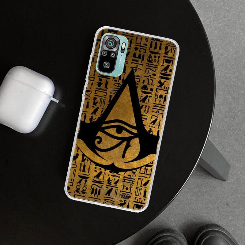 Sacred Eye of Horus Egypt Fresco Phone Case Cover for Xiaomi Redmi Note 15 14 13 12 11 Pro Plus 14S 12S 11S 11T 11E 10S 10 Custo