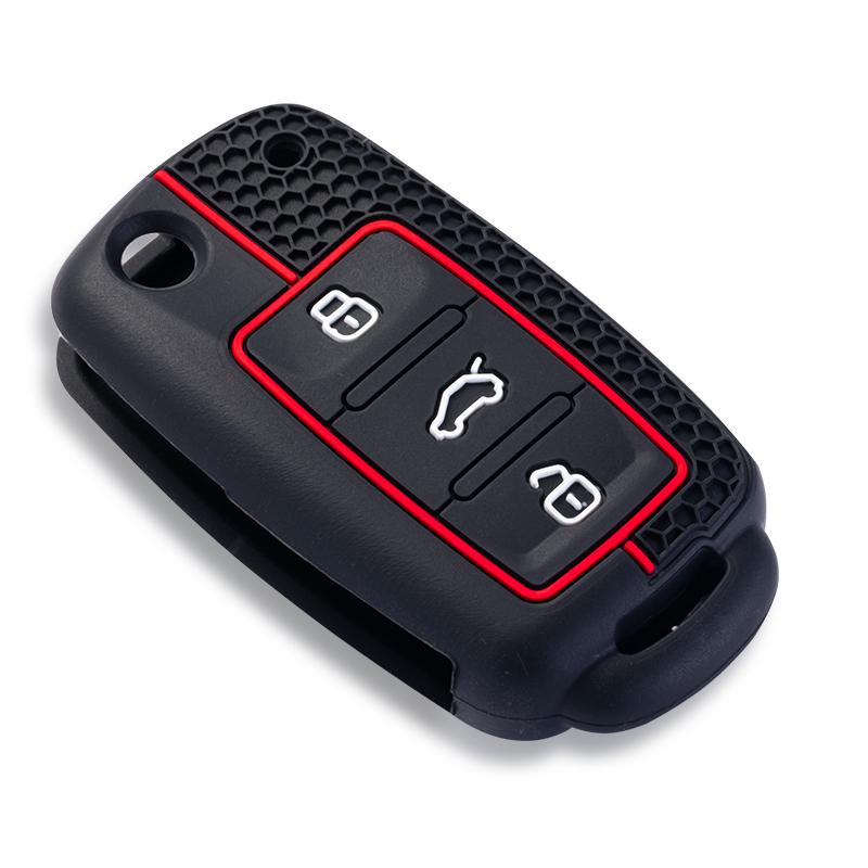 Car Remote Key Case Cover For Volkswagen Vw Polo Golf Passat Tiguan Beetle Caddy T5 Up Eos Skoda Octavia Seat Leon Altea