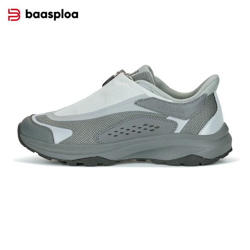 BAASPLOA Men's Outdoor Hiking Boots Hiking Shoes Men's Rotating Buckle Lightweight Non-slip Men's Outdoor Brand Men's Shoes Winter Upgrade Thickened