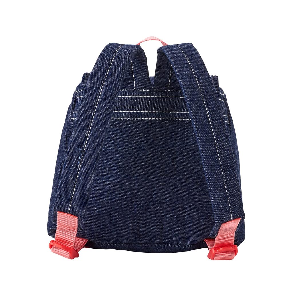 Mochila Mochila de Bebê Mochila Jeans Bolsa com Logo Bolsa Meninos Meninas Bebê Crianças Roupas de Bebê Roupas Rosa [MIKI HOUSE] Infantil 10-8202-496