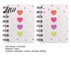 Rollover Coil Journal 2Pcs Cartoon Notebook Mini A7 Portable Spiral Memo Pad for Students Cute Flower Journaling School Travel Notepad
