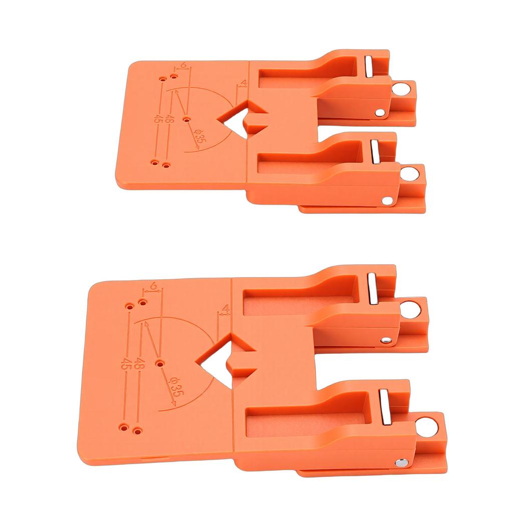 2Pcs Easy Hinge Mate Strong Magnet Door Jamb Installation Jig Quick Setup Cabinet Position Tool Adjustable Accurate