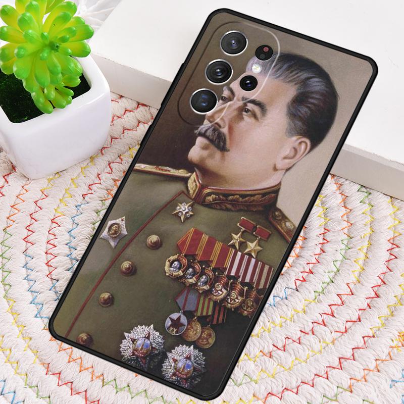 Russian Stalin Ussr TPU Phone Case For Samsung Galaxy note 10 pro S26 S25 S24 S23 S22 Ultra Plus S21 FE S20 Shockproof Cover