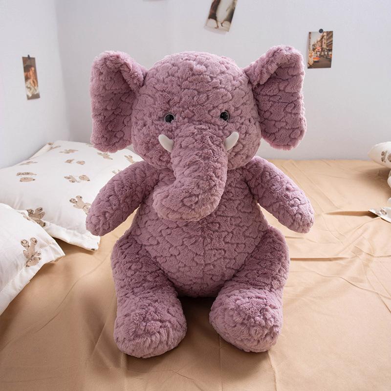 

Plush Doll Elephant Children Cuddle Sleeping Doll Bed Big Throw Pillow Cute Baby Elephant Rag Doll Gift 30cm