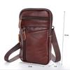 Multifunktions-Schultertasche aus Leder, Umhängetasche, Handtasche, Gürteltasche für Herren, Freizeit, Freizeit