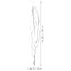 10 Pcs 50 Cm Dried Twigs Decorative Lights Branches Crafts Planta White Vases for Flowers Artificial Plants Indoor Tree