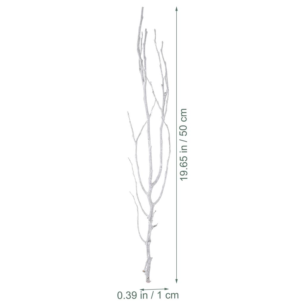 10 Pcs 50 Cm Dried Twigs Decorative Lights Branches Crafts Planta White Vases for Flowers Artificial Plants Indoor Tree
