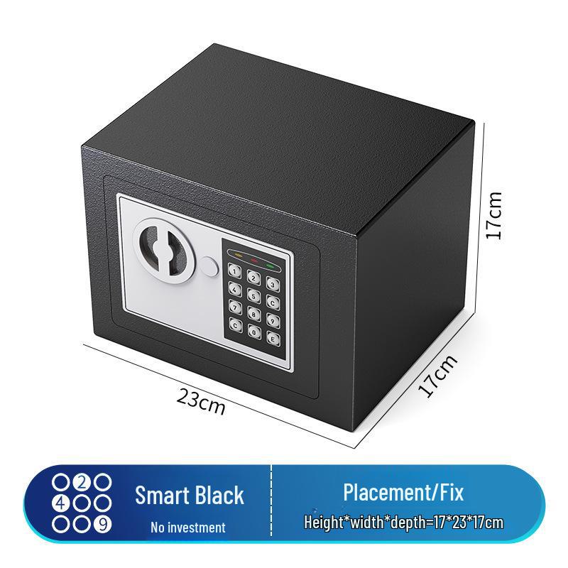 Cofre Eletrônico de Senha Montado na Parede - Caixa de Depósito Seguro para Crianças e Adultos, Presente de Aniversário Ideal