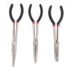 3 Stück Spitzzange 11 Zoll Stahl Verlängert Gerade 45 Grad 90 Grad Langnasenzange