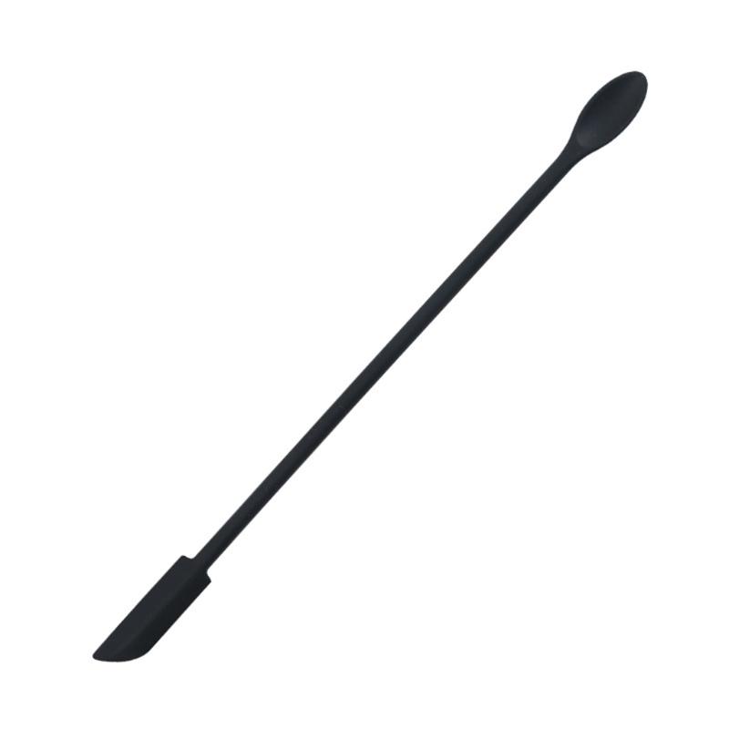Zestaw 1 mała szpatułka silikonowa balsam do makijażu Beauty Mini szpatułka do słoików do kuchni dżemy i kosmetyki błyszczyki