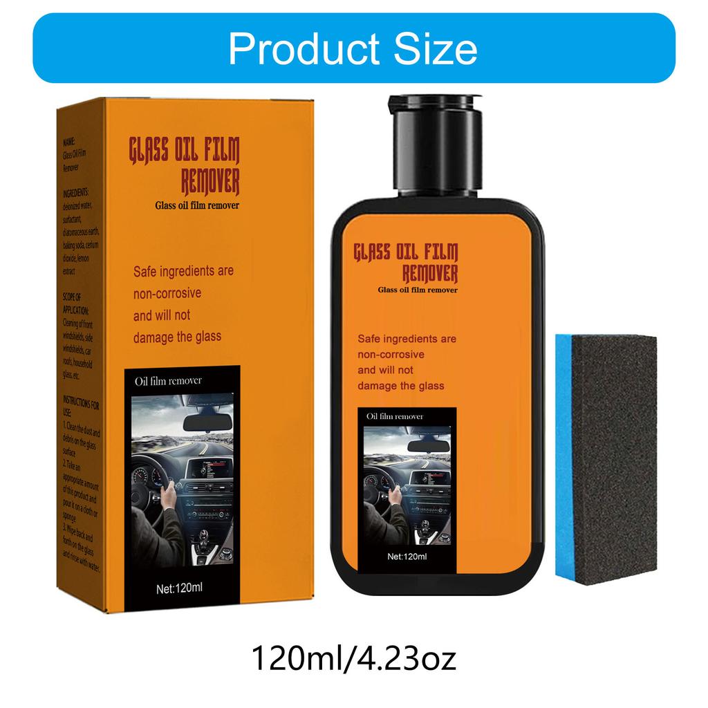 Car Window Glass Cleaner Windshield Oil Film Cleaner Remover Window Glass Water Repellents Coating Paste