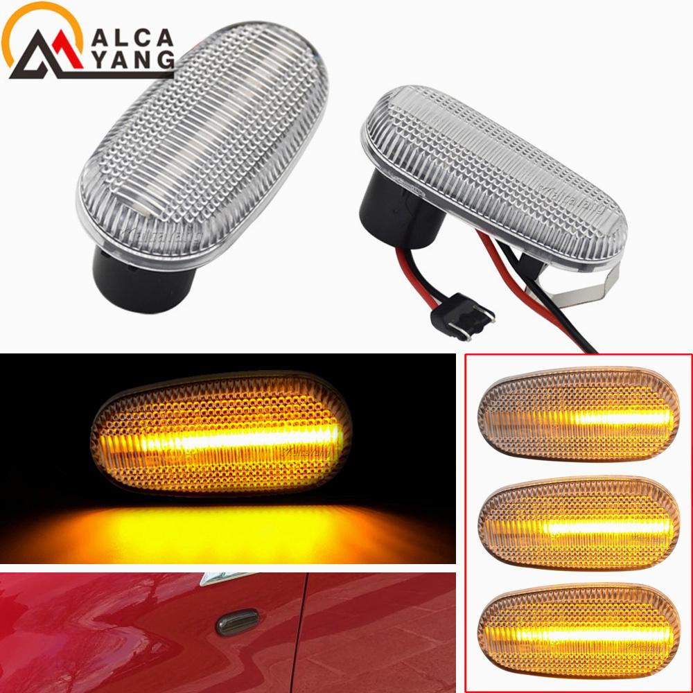 LED Turn Signal Side Marker Light Blinker for Alfa Romeo Mito 147 GT 147 Pre-facelift for FIAT Bravo II Sequential Flashing