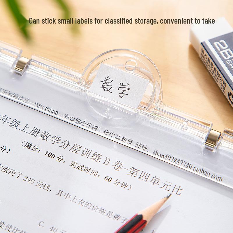 Magnetischer transparenter Dokument- und Belegklemmer für Bürobedarf