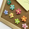 30 Chinchetas de Flor de Cinco Pétalos de Colores para Tableros de Corcho - Decoración Creativa para Tablón de Mensajes con Cabezas Grandes