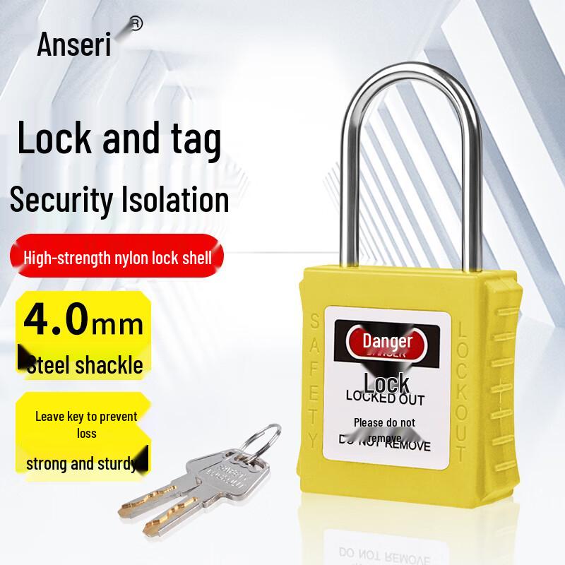 Ansell 304 Stainless Steel Thin Beam Safety Padlock
