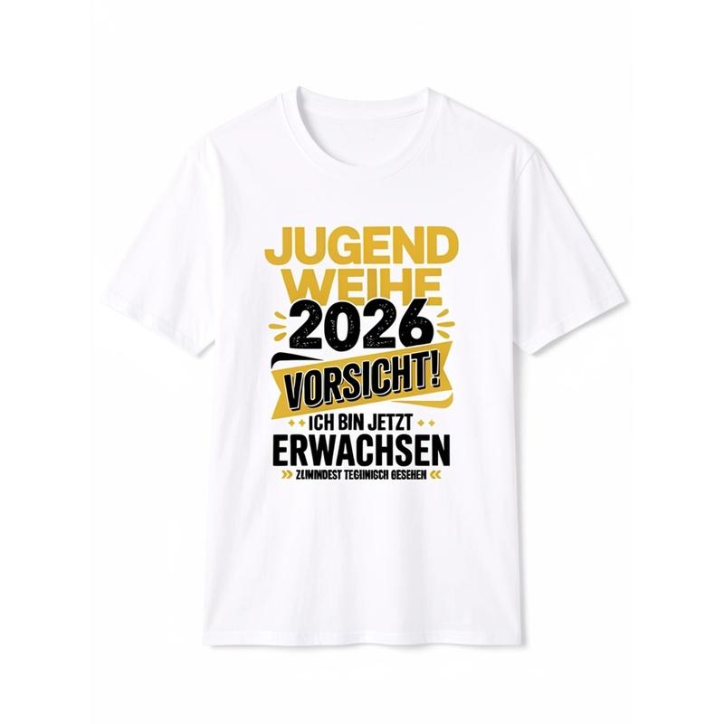 Youth Consecration 2026 Caution I'M an Adult Gift T-Shirt Tee
