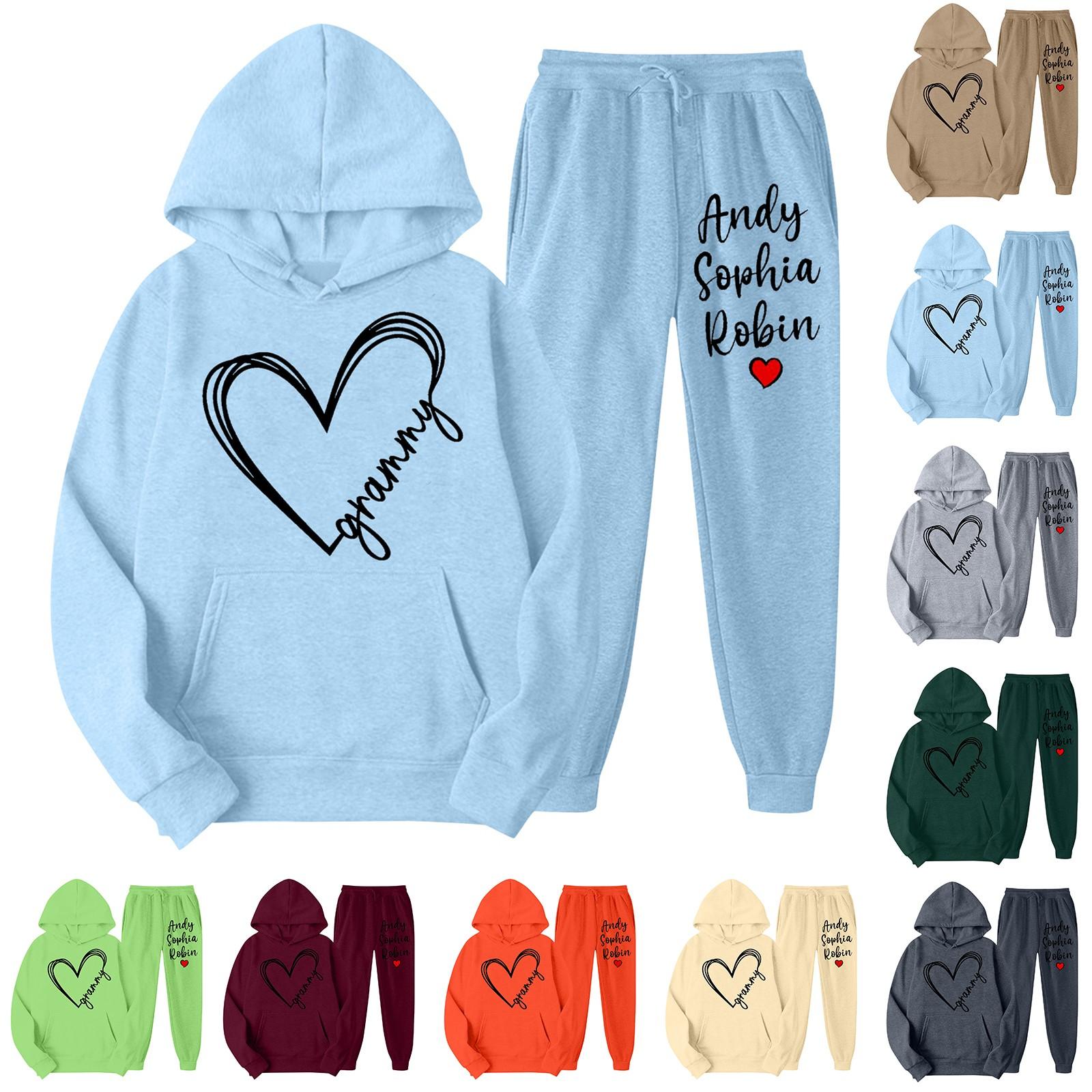 

Женский спортивный спортивный костюм с капюшоном, комплект из двух предметов для бега, пуловер с длинными рукавами, толстовка + спортивные штаны, унисекс