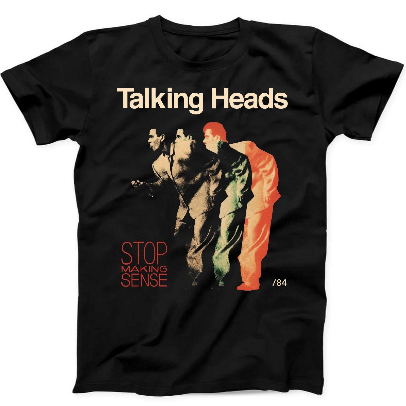 

Talking Heads Stop Making Sense 84 Punk Rock Music Gift Tee Black T Shirt 487 M