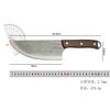 Hand Forged Chinese Chef Knife Professional Kitchen Cleaver Ultra Sharp Chopping Knife for Meat Vegetables Butcher Knife