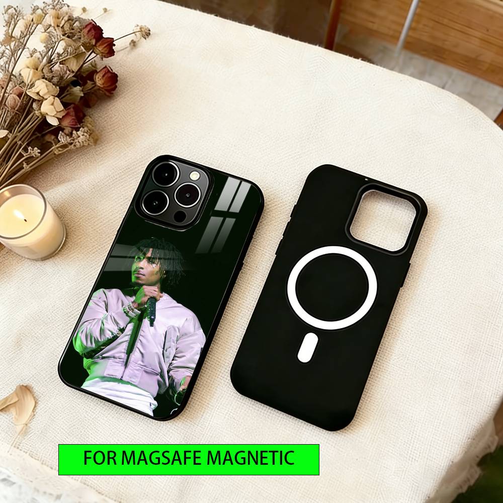 

YoungBoy Phone Case For iPhone17,16,15,14,13,12,11 Plus,Pro Magnetic with Magsafe Wireless Charging iPhone15Plus