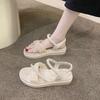 Maternity Sandals Women's Summer 2025 New Platform Fairy Wind Gentle Lady Pearl Super Fire Roman Shoes