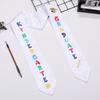 with Letter Honor Scarf Satin Graduation Ribbon New Ceremonial Belt  Graduation Party Supplies