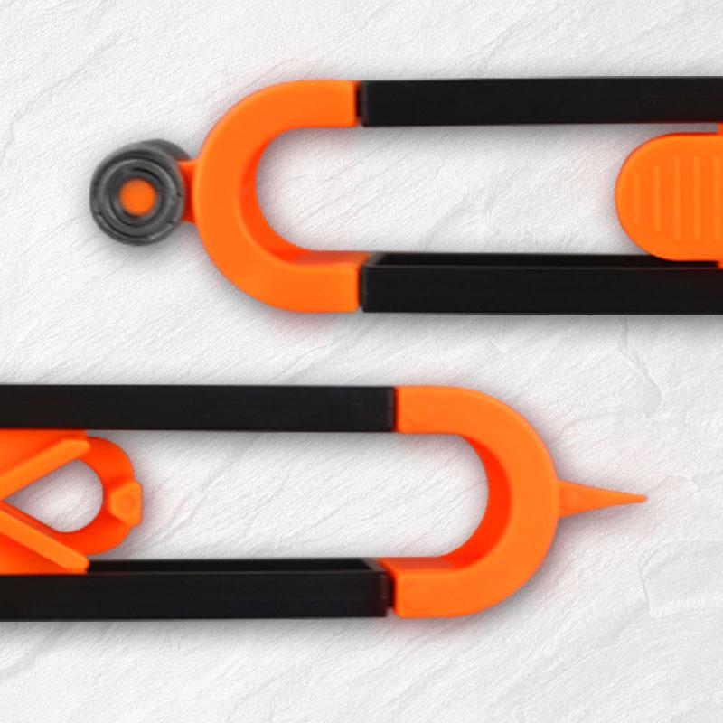 Multifunctional Ellipse Profile Gauge & Contour Ruler for Woodworking