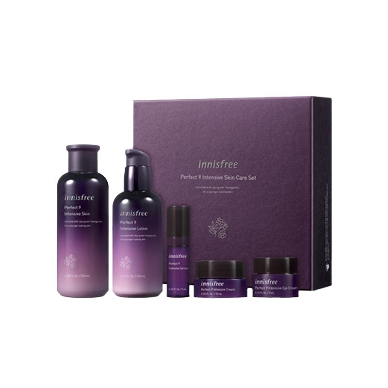 Innisfree Девятислойный, укрепляющий, Девятикратный ultimate восстанавливающий лосьон и набор для ухода за кожей - Девятикратный ultimate восстанавливающий лосьон и набор для ухода за кожей коричневый