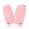 Key Fob Cover with Keychain for Jeep Grand Cherokee Renegade Chrysler Dodge RAM Journey Dart Fiat Durango Challenger Accessories