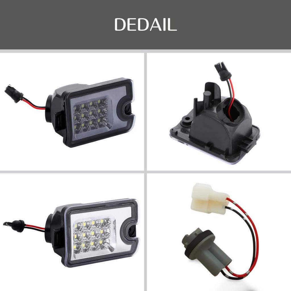 Uccellino LED HIJET 500 Series 200 Series Hijet Jumbo Hi-Jet Truck Compatible Back Lamp (Clear, Until September 2016)