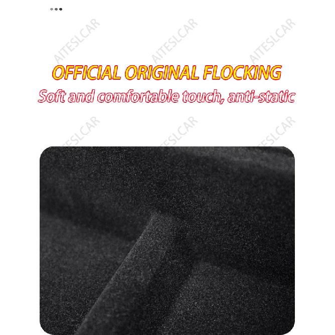 For Tesla Model 3/Y Juniper 2025+ Center Console Organizer Tray Armrest Cubby Drawer Flocking Model Y Storage Box Accessorie