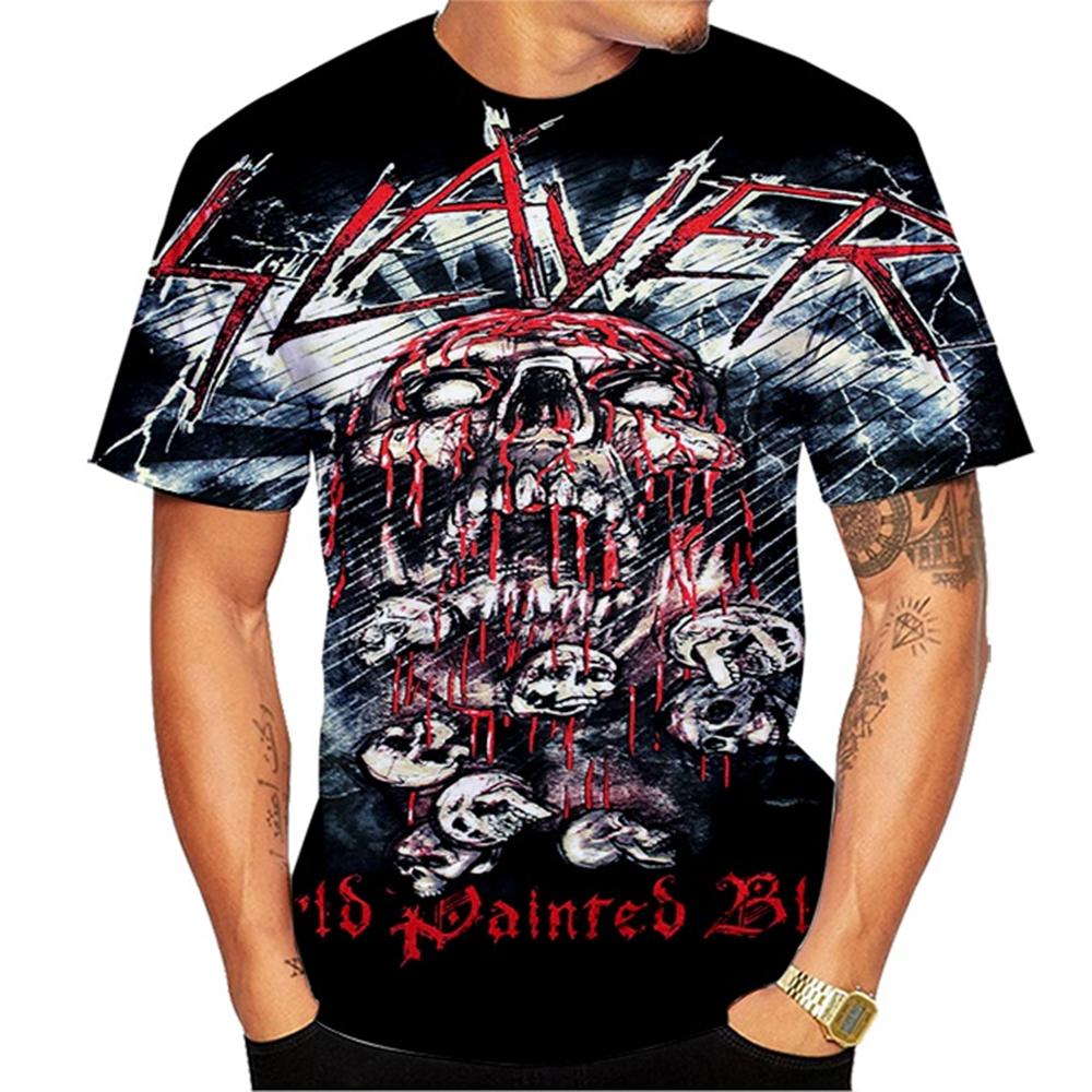 ETST WENDY 005 Zomer Nieuwe Mode Muziekband 3D Geprint Heavy Metal Cool Gepersonaliseerd T-shirt 2XL