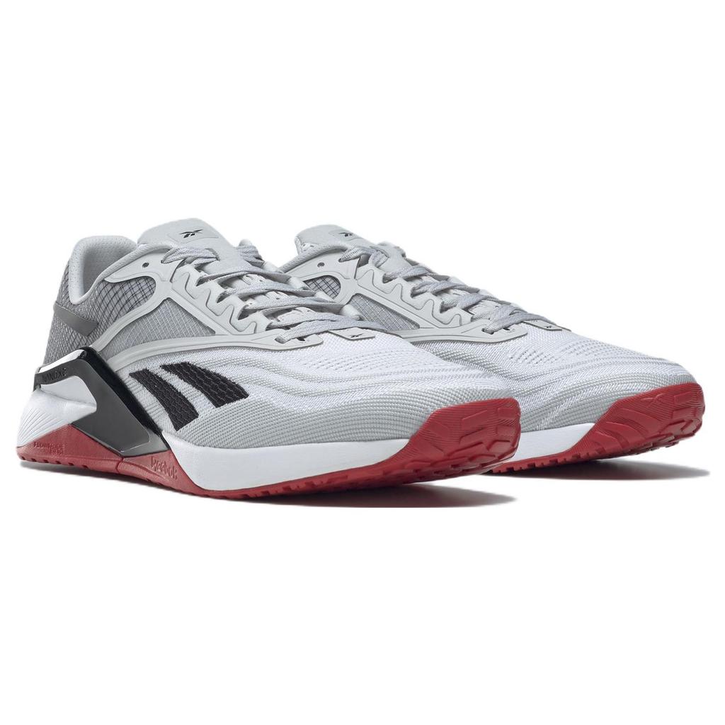 Reebok Nano X2 White Pure Grey Men Sneakers Footwear-White Pure-Grey-2 Vector-Red GX8757