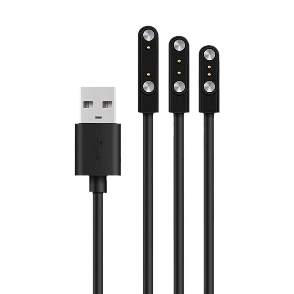 Universal Magnetic Charging Cable For Smart Black Watch USB Novel Power 2.84/4/7.62mm Pi L5L5