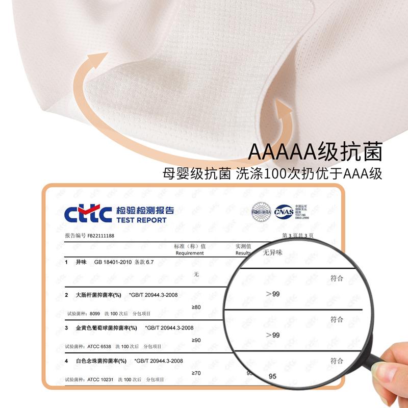 Girls' Underwear Peach Buttocks Double-Layer Antibacterial Crotch Summer Thin Breathable Student Girls' Underwear