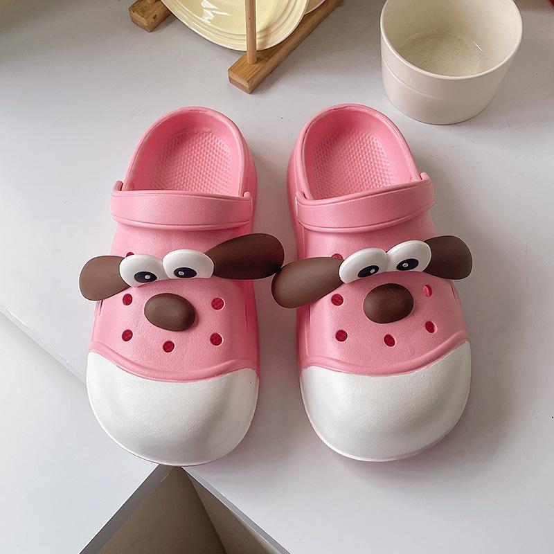Baotou cool slippers women's new seaside beach women's shoes trendy ins cartoon cute eva hole shoes women