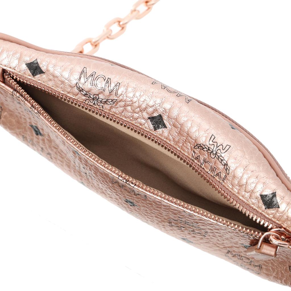 MCM Shoulder Bag MWR9ASE99 in Champagne Gold Women's [Used]