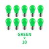 10 Adet Renkli E27 LED Ampul 220V 2W A45 Lamba Kırmızı Mavi Beyaz Sarı Pembe PC Dış Mekan Kamp Dekorasyonu Festival Renkli Ampul Lamba