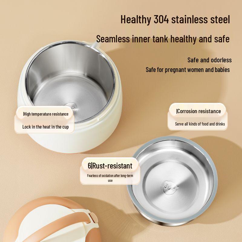 304 Roestvrij Staal Geïsoleerde Dubbelwandige Bento Lunchbox voor Kantoorpersoneel