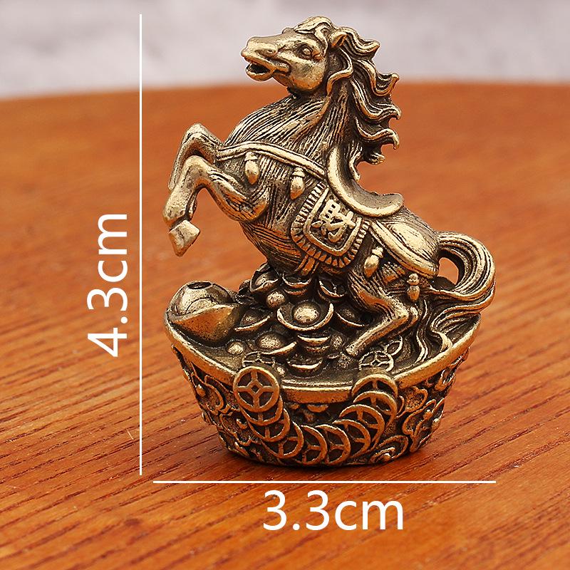 

Латунная подставка для благовоний в виде дракона зодиака