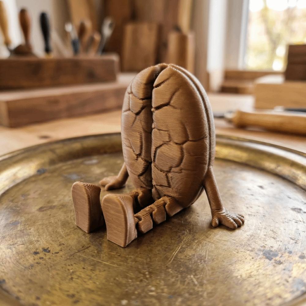 Funny Chocolate Ornament 3D Print Home Decorations Desktop Accessory Coffee Bean Ornaments  Office