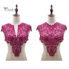 Spetsar Fake Collar Brodered Corsage Hollow Design Stora Blommor Avtagbar Fram/Back Krage Spets Applikation Kvinnlig Charm för syaffär